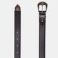 Woman's Vegan Belt with Rock Buckle