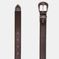 Woman's Vegan Belt with Rock Buckle