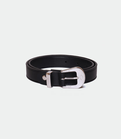 Woman's Vegan Belt with Rock Buckle