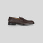 Vegan Loafer - Man, a stylish brown leather shoe with a classic design for formal and casual outfits.