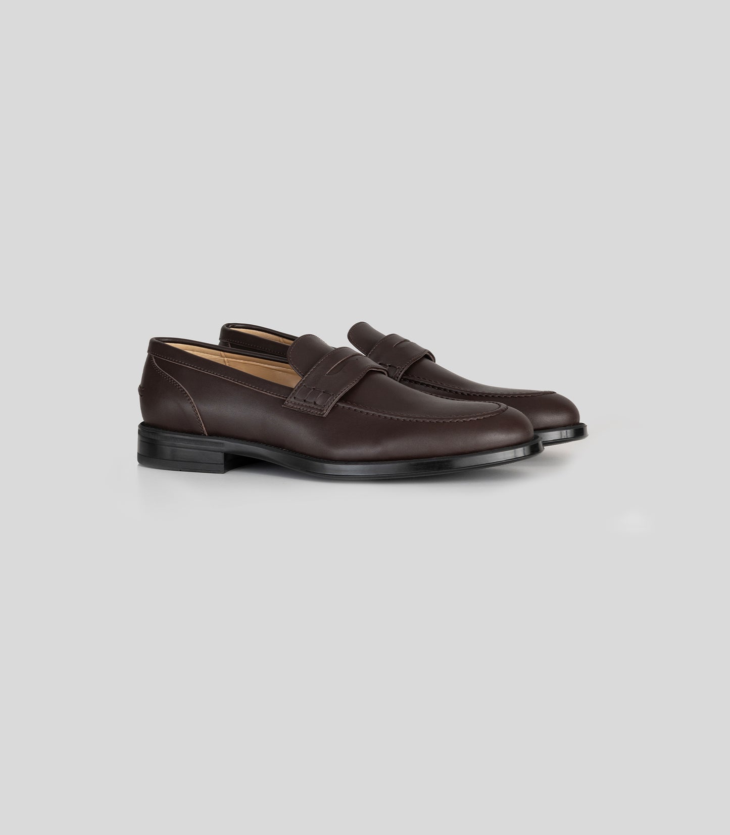 vegan loafer man brown