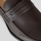 Close-up of the Vegan Loafer - Man showcasing the stylish design and U-shaped pattern on the upper.