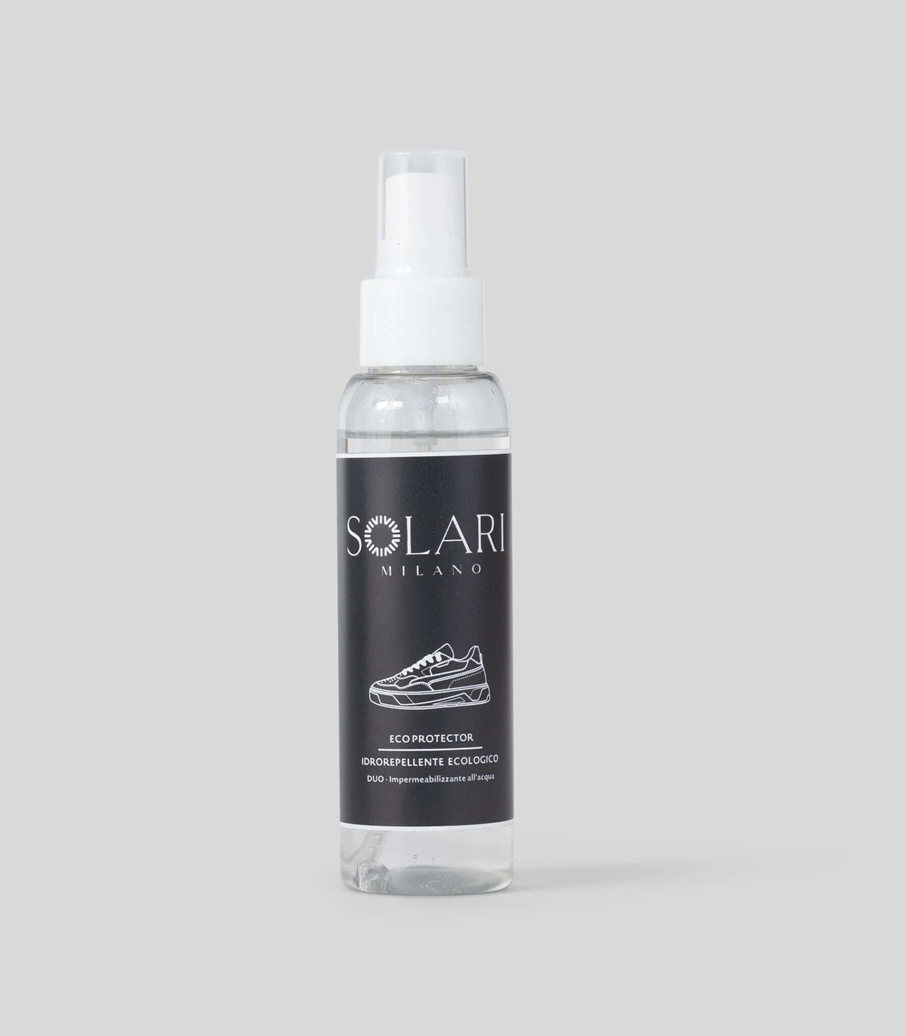 Kit di Pulizia Vegan - Spray idrorepellente ecologico di Solari Milano per scarpe vegane.
