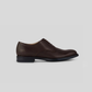 Vegan Derby - Man stylish brown vegan leather shoe with Blake construction for formal and casual occasions.
