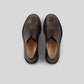 Vegan Derby - Woman shoe by Solari Milano in dark brown, featuring Blake Construction and open lacing system.